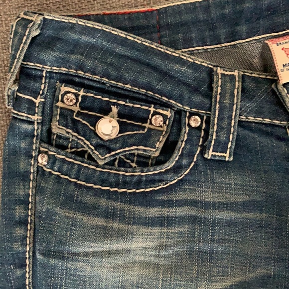 True Religion Jeans with Diamond Buttons - Picture 3 of 9
